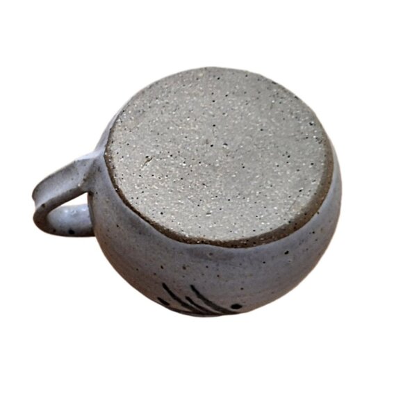 Set of 6 Hand Thrown Studio Pottery Stoneware 6 Ounce Mugs Never Used - Picture 6 of 6